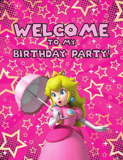 Princess Peach Welcome Sign1.png