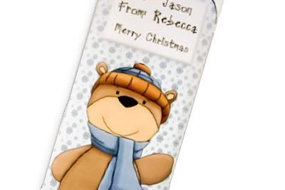 candy bar gift tag wrapper mockup