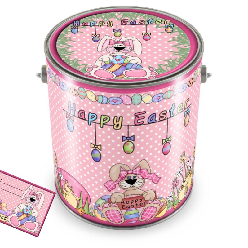 Custom Easter Basket Paint Can