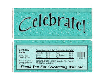 Birthday Candy Wrappers