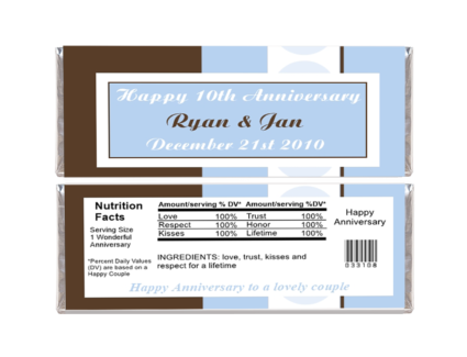Anniversary Candy Wrapper Download